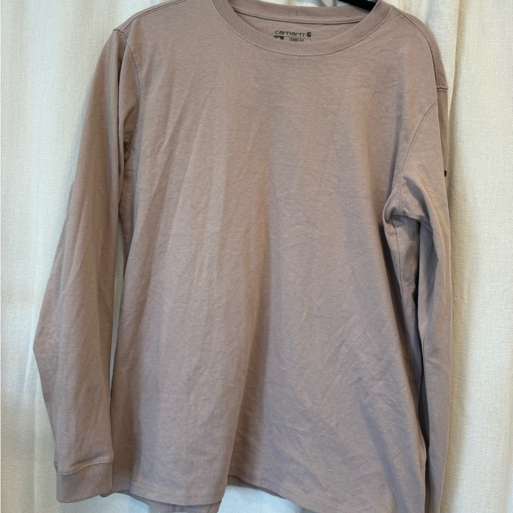 Carhartt Women's Long Sleeve Top - Pink-Beige
